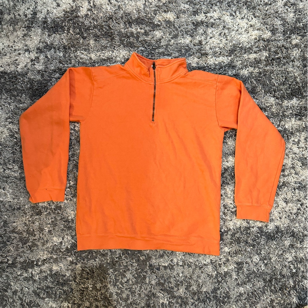 Comfort Colors Orange Half Zip Up